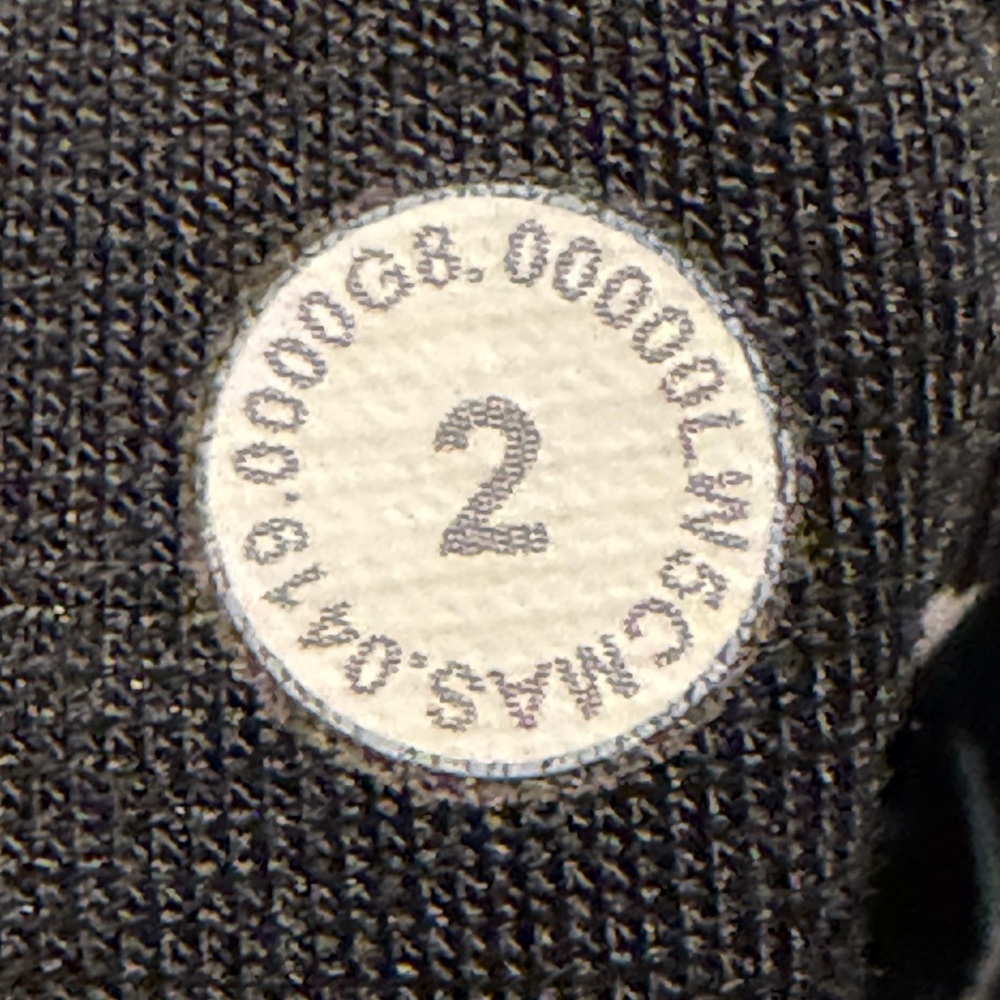 NWOT Lululemon Wunder Under HR 25" *Luxtreme Parallel Stripe Blk/White Size: 2 - Picture 5 of 5